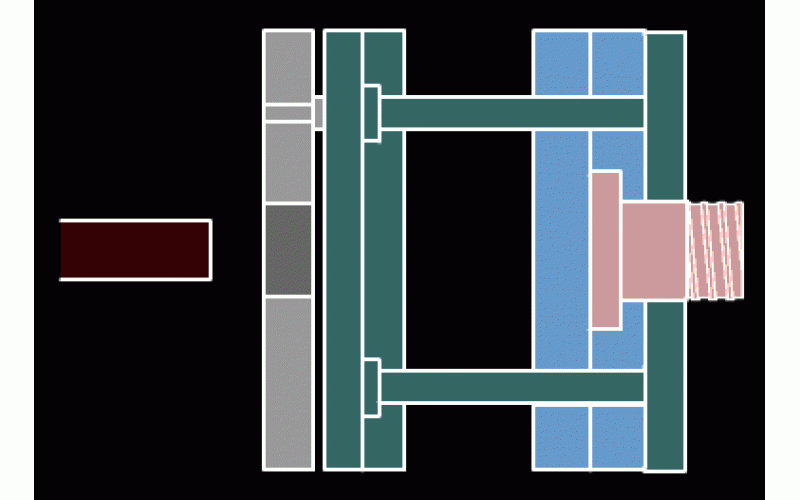 螺紋強(qiáng)脫模具
