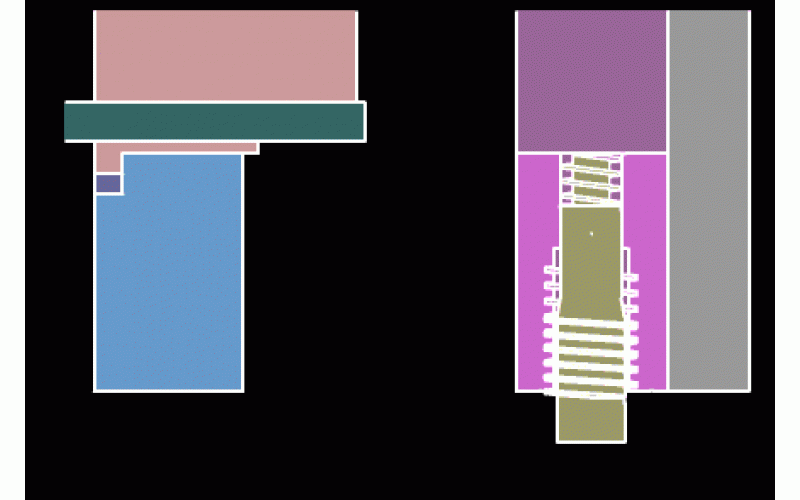 側(cè)面螺紋，馬達(dá)脫機(jī)構(gòu)-深圳市模具廠整理提供